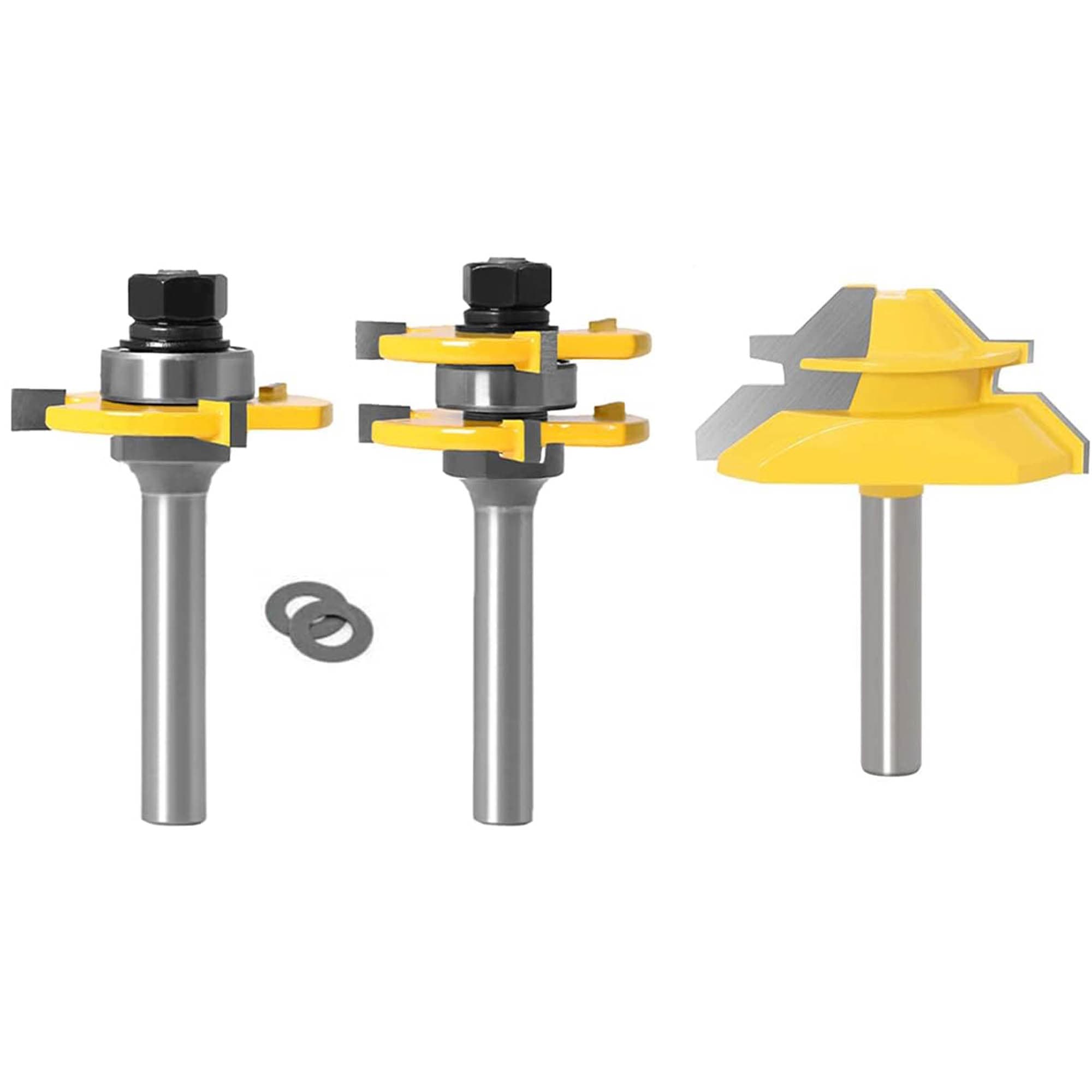 APLUS three-piece router bit set